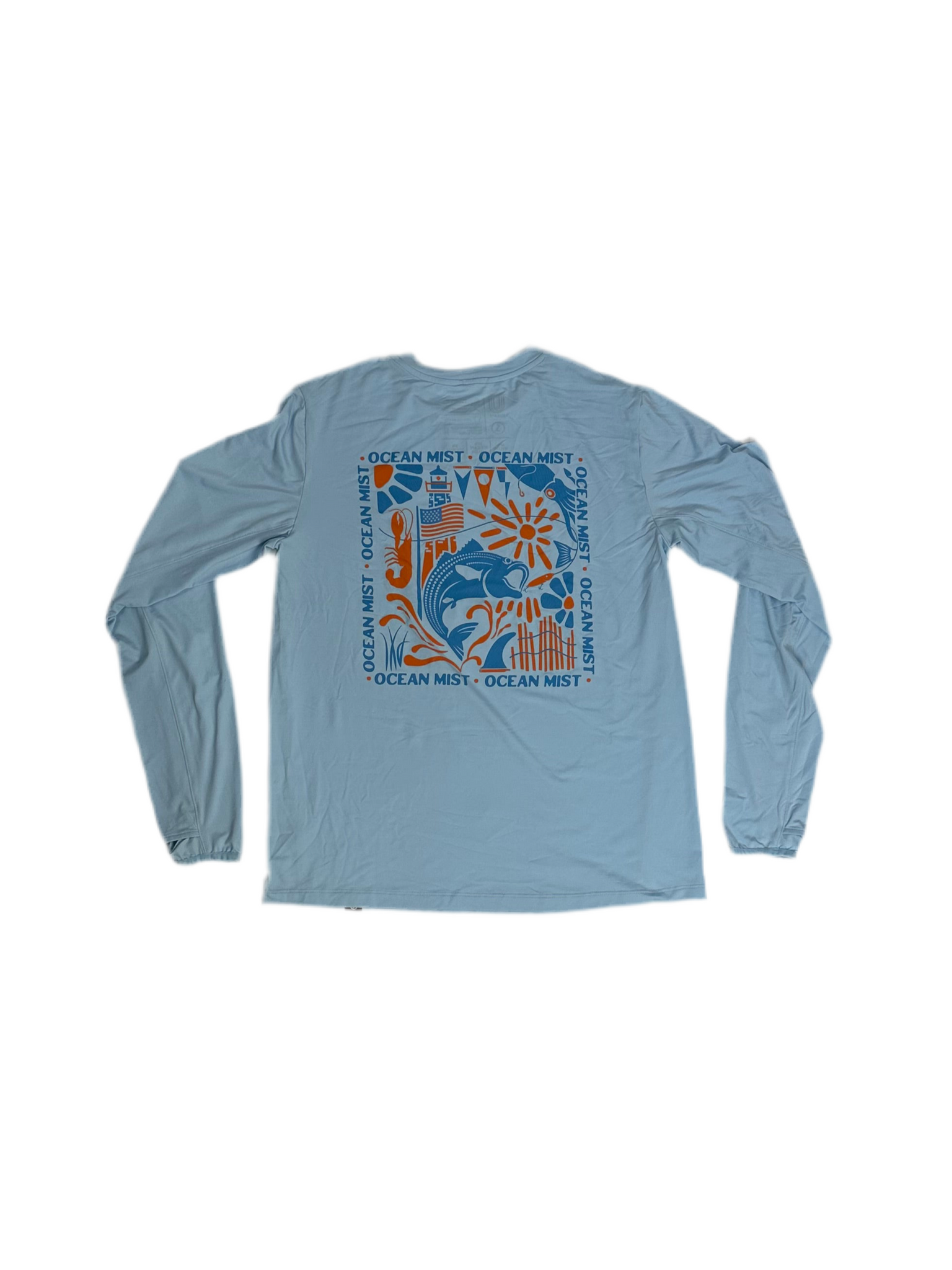 Sea & Sun Long Sleeve UPF Tee - CAROLINA BLUE