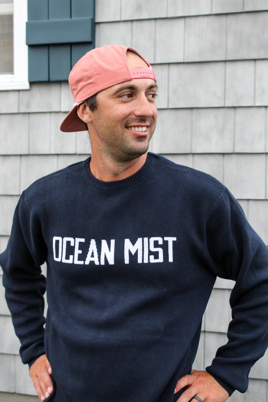 Collegiate Knit Sweater - NAVY