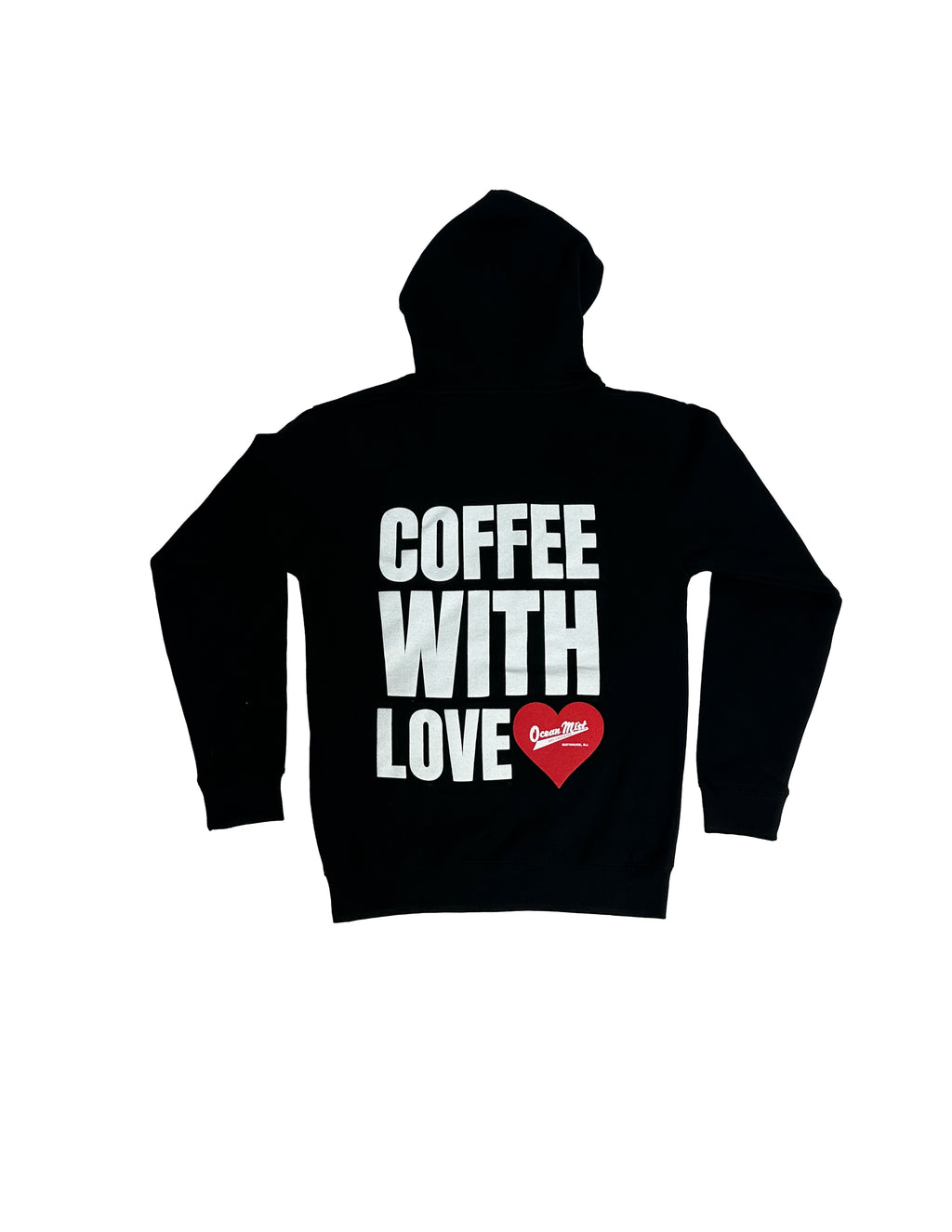 Coffee with Love 2.0 Hoodie - BLACK