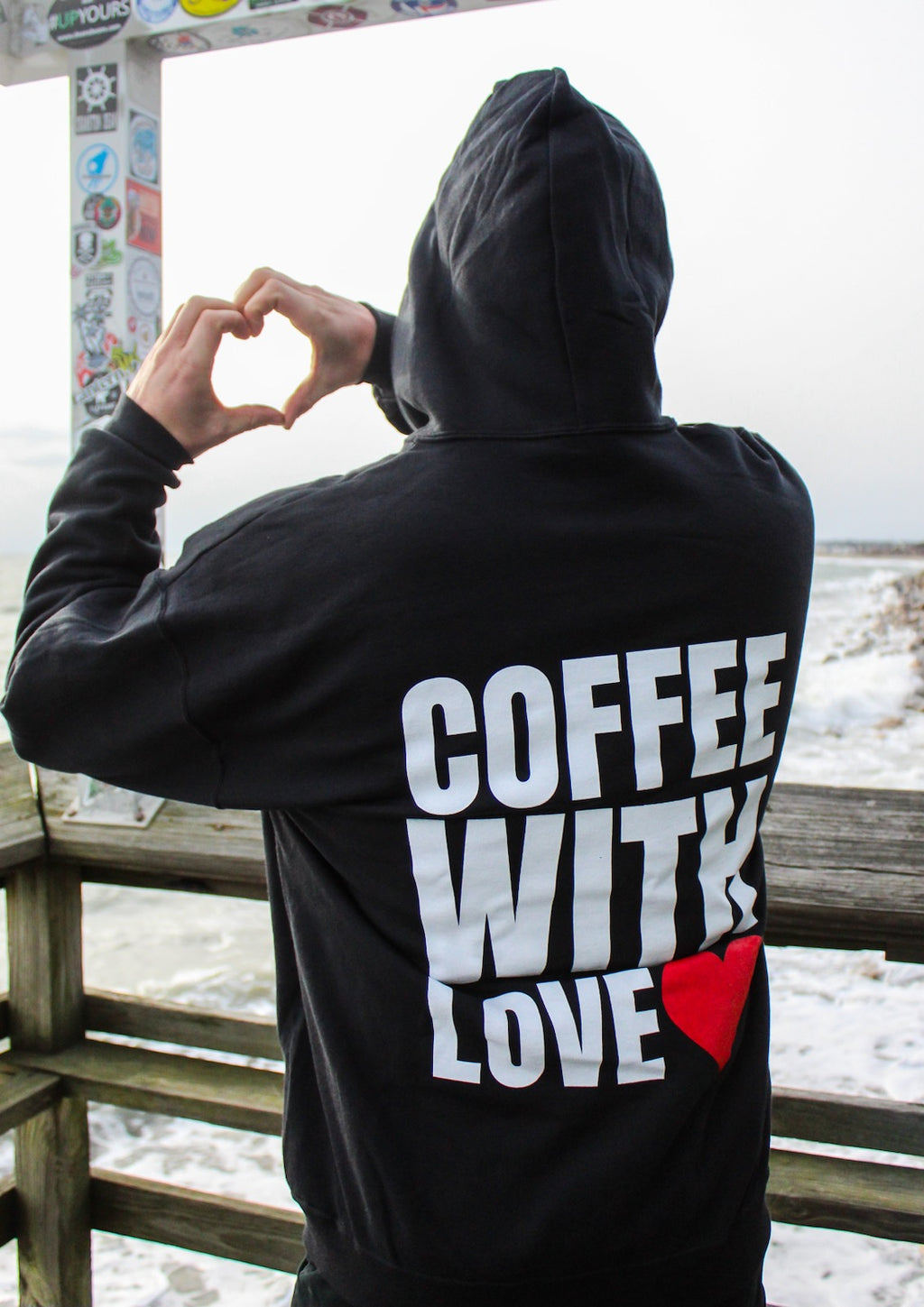 Coffee with Love Pullover Hoodie