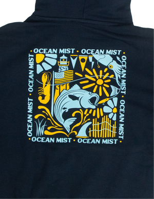 Sea & Sand Lux Hoodie - MIDNIGHT BLUE
