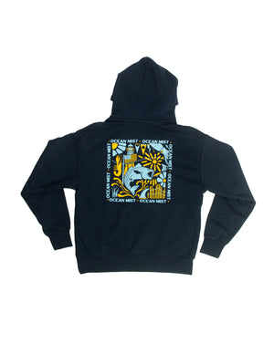 Sea & Sand Lux Hoodie - MIDNIGHT BLUE
