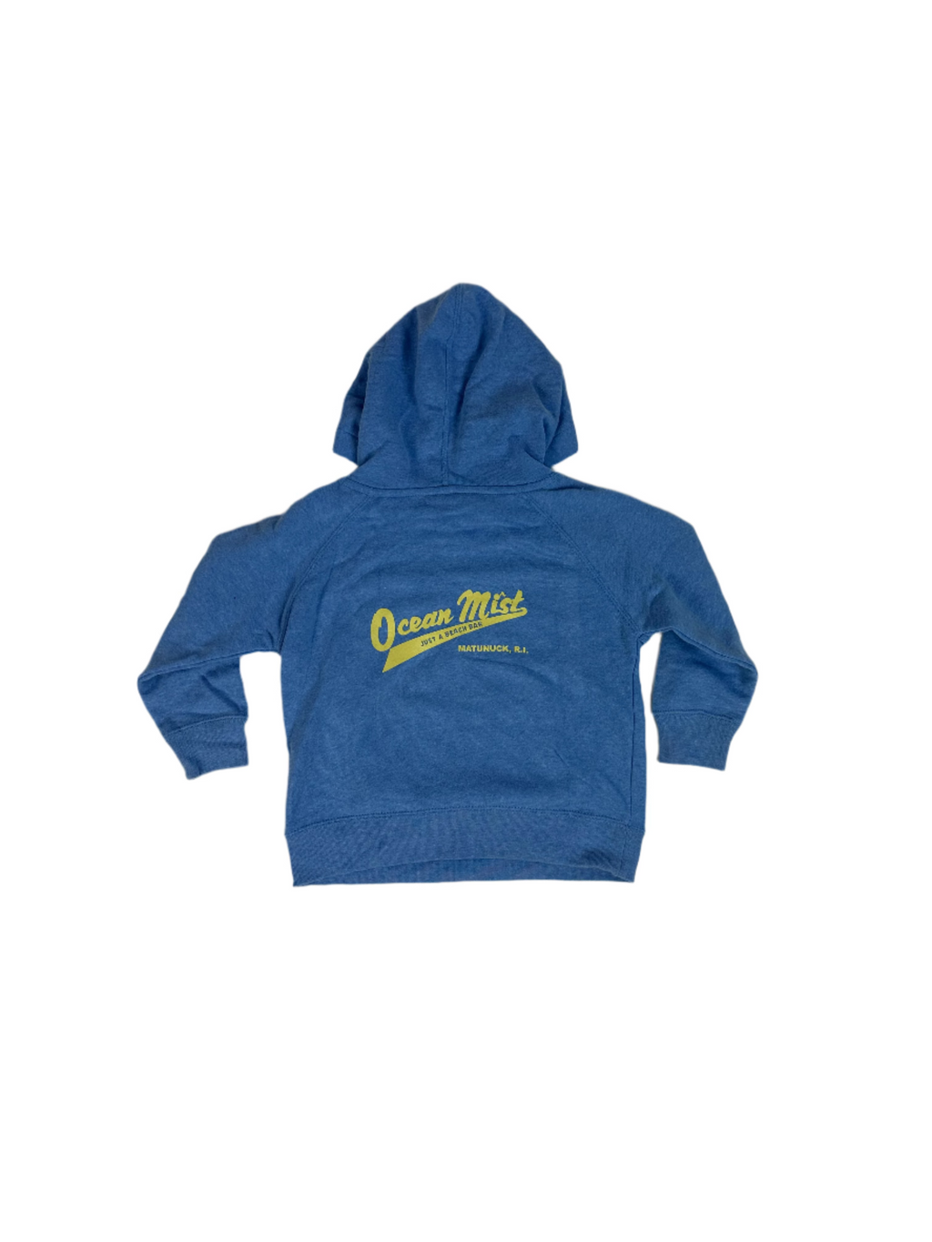 Youth Raglan Hooded Sweatshirt - BLUE/YELLOW