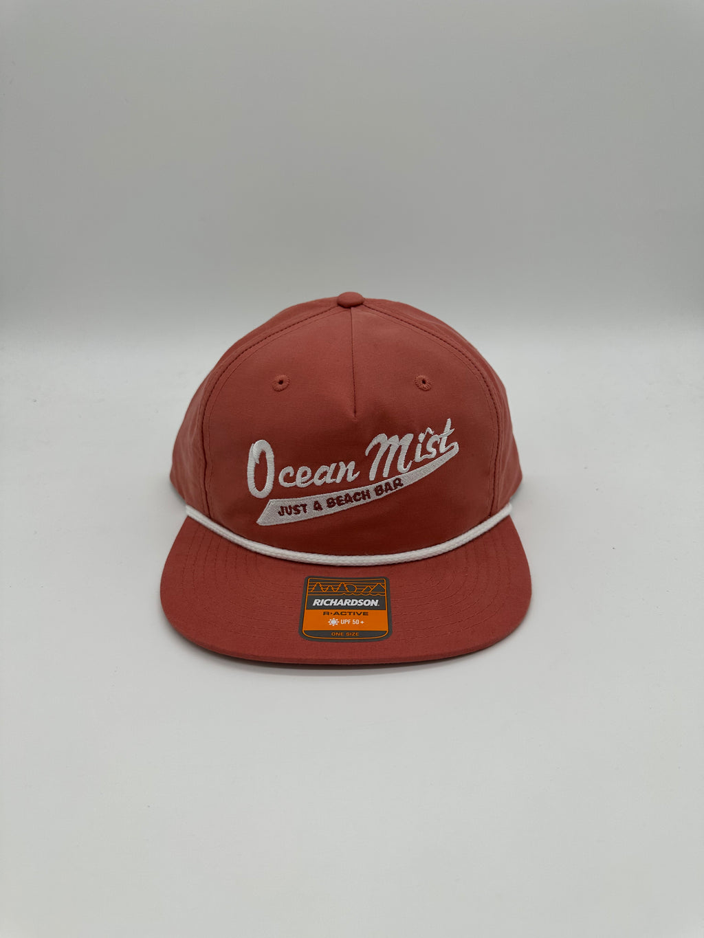 Captain's Hat - DUSTY RED/WHITE