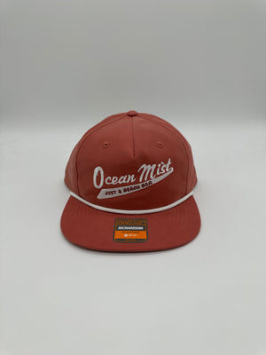 Captain's Hat - DUSTY RED/WHITE