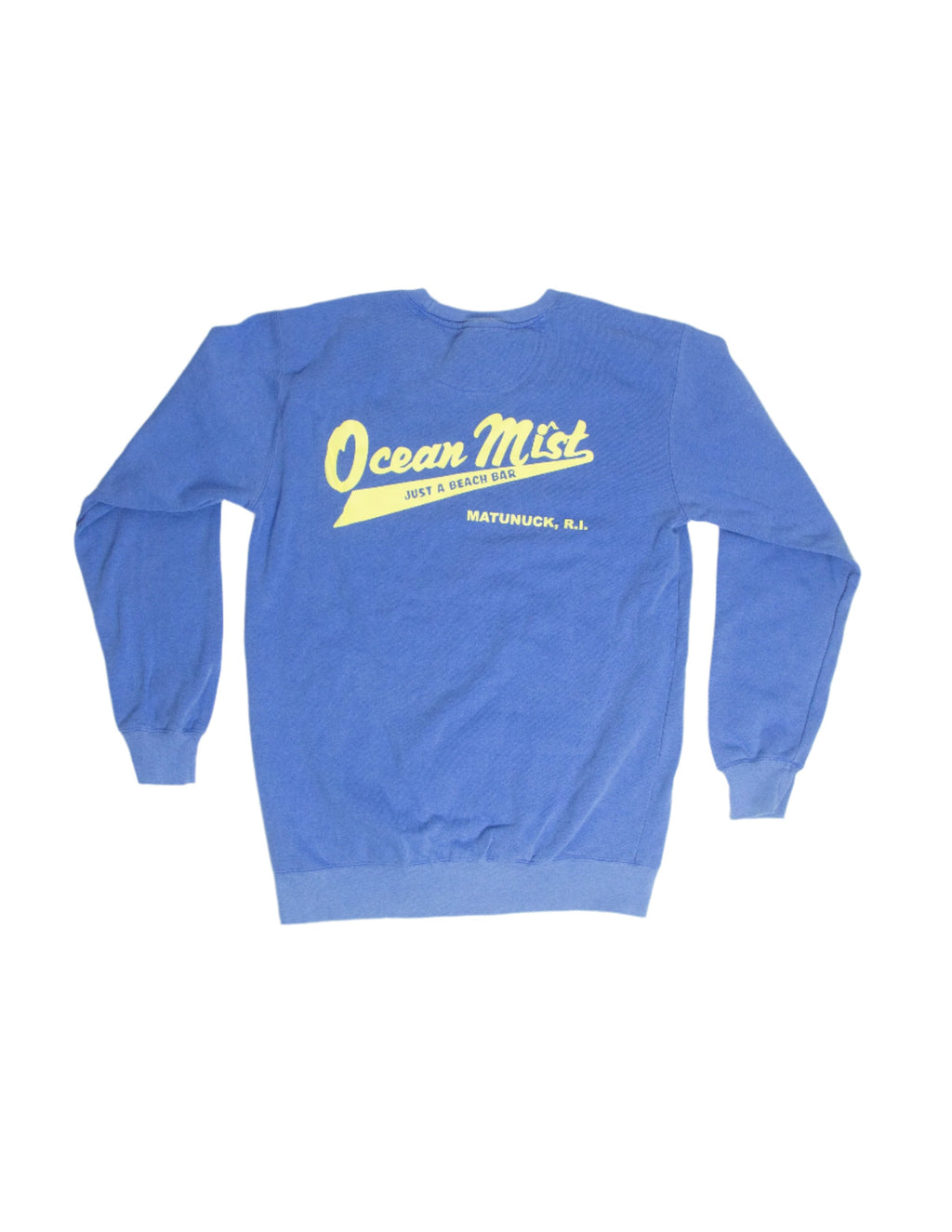 OG Logo Crewneck Sweatshirt - BLUE/YELLOW