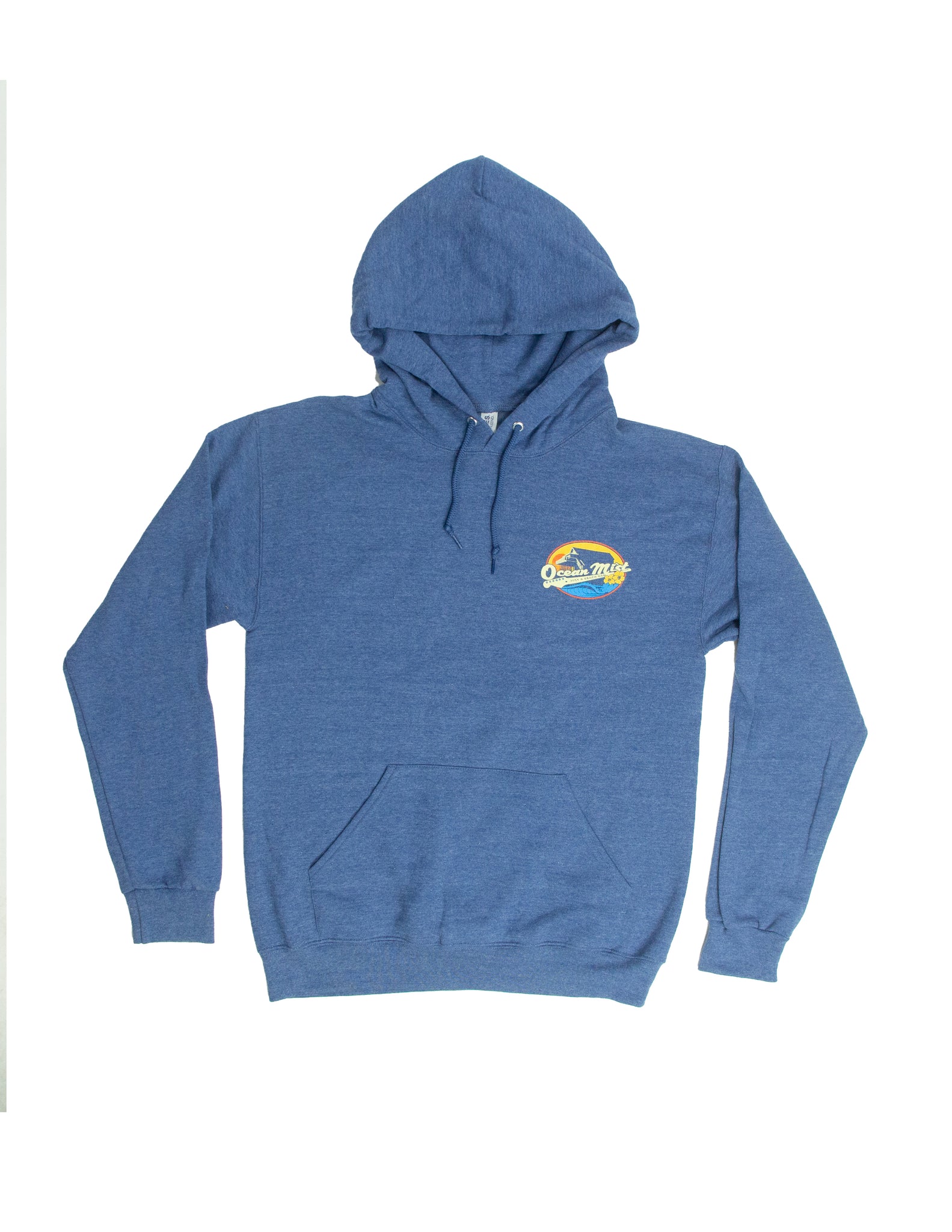 Colorful Logo Hoodie - HEATHER BLUE