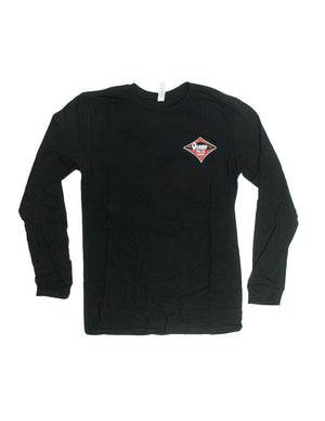 Long Sleeve Long Board Tee - BLACK