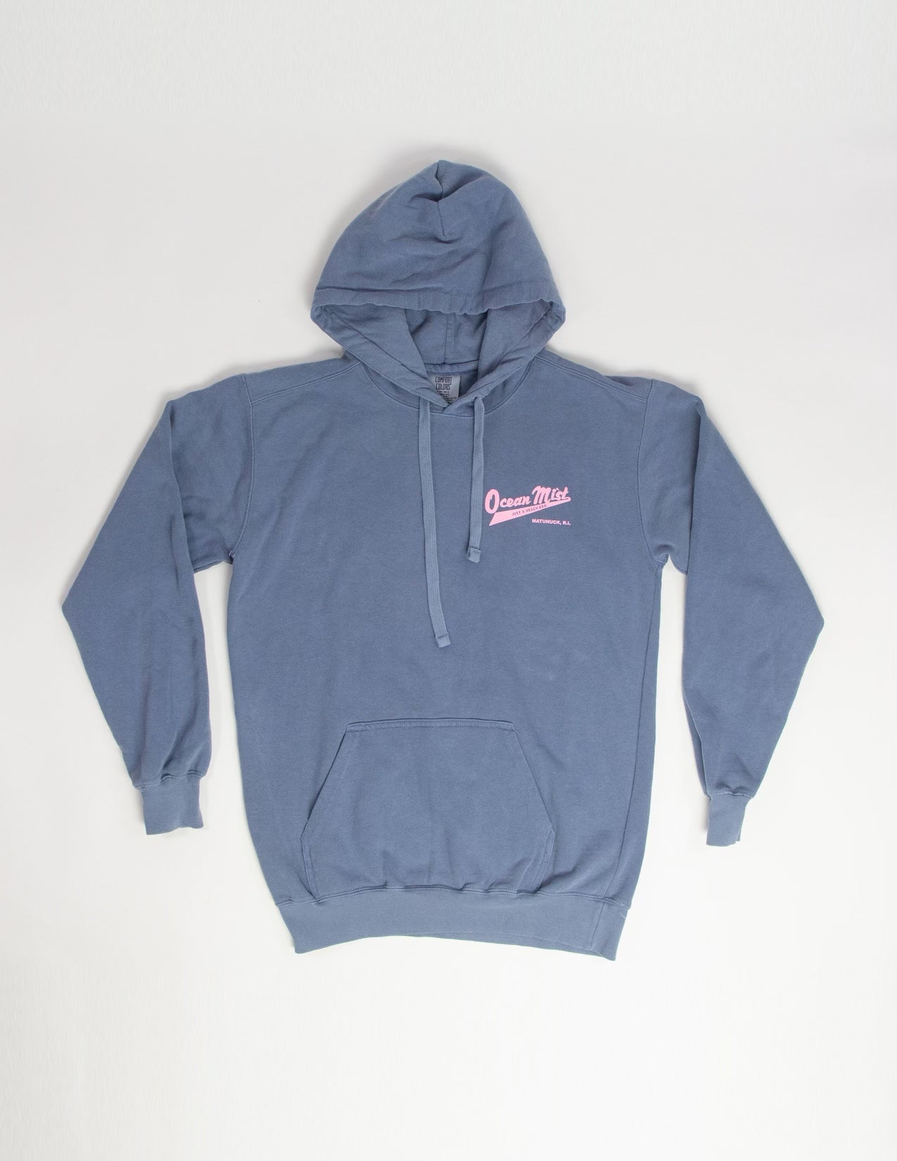 OG Logo Hoodie -  BLUE GRAY/PINK