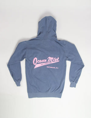 OG Logo Hoodie -  BLUE GRAY/PINK