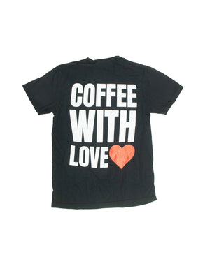 Coffee with Love Tee - BLACK