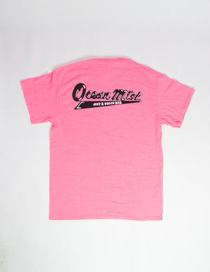 Cartoon Logo Tee - HOT PINK